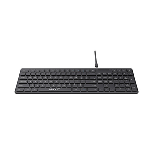 Havit KB252 Hot Selling Ergonomisches Mehrsprachiges Layout USB-Laptop Desktop Standard Computer Kabel gebundene Tastatur - Product Image 2