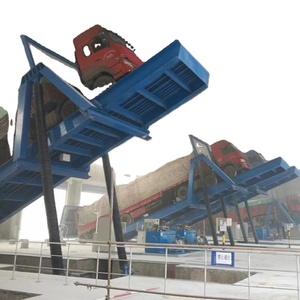 Hydraulic <strong>Container</strong> <strong>Unloading</strong> System <strong>Container</strong> Discharger <strong>Platform</strong> Truck Discharging <strong>Platform</strong> - Product Image 2