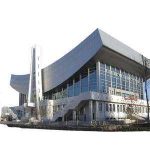 China Supply Modular Quick Build Light Prefab Steel <strong>Structure</strong> Church Curved Insulated Steel Building - Product Image 1