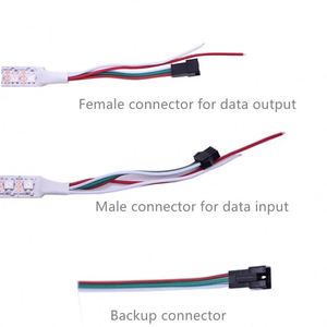 Campione gratuito di silicone colore cangiante RGB colore sogno luce Pixel Streifen indirizzabile striscia Led Sk9822 - Product Image 5