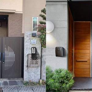 KEMUU Secure Key Box Llave de 12 dígitos Caja fuerte Interior Exterior Impermeable y a prueba de herrumbre Caja codificada Airbnb Key Locker