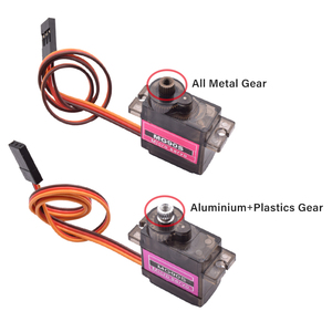 MG90S DC 360 180-Grad-Drehung Kleiner Mikro-Servomotor Metall getriebe Elektrisches Mikros ervo für Arduino-Roboterarm-RC-Flugzeuge