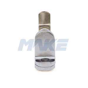 MK402-1 çinko alaşım çift Bit anahtarsız padpadlock kam kilidi kanca soyunma kilit mandalı asma kilit asma kilit ile çalışmak - Product Image 4