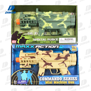 Mini makine Blaster oyuncak gerçekçi sesler ve LED ışık askeri asker çöl kamuflajı rol oynamak oyuncak kostüm aksesuarı çocuklar için - Product Image 6