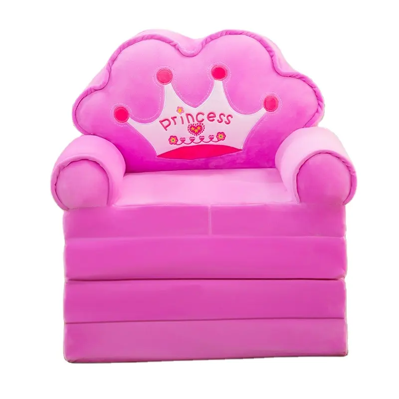 Sample available Children's folding sofa for sale plush toys animal sofa floor seating sofa Animal Chair for kids