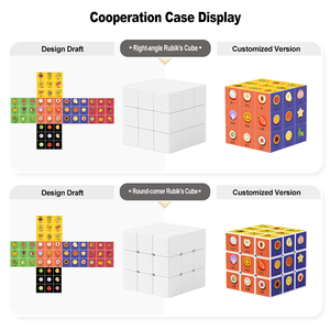 Ý Tưởng Quà Tặng Biểu Tượng Tùy Chỉnh UV In Ấn Trống Ma Thuật Cubes 3X3 Căng Thẳng Cứu Trợ Đồ Chơi Khuyến Mãi Giáo Dục Đồ Chơi Cho Trẻ Em Câu Đố <span class=keywords><strong>Cube</strong></span> - Product Image 6