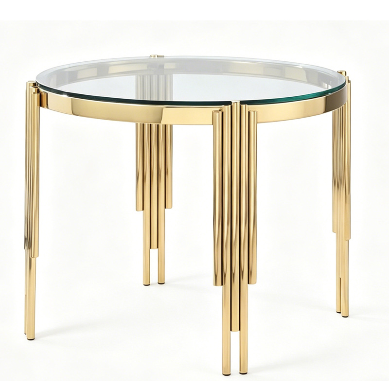 Titane + verre transparent