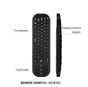 Control remoto inalámbrico de modo dual BT de 2,4G de alta calidad Control remoto retroiluminado en color de voz para control de computadora de TV - Product Image 3
