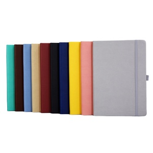 Su misura semplice Logo A5 Notebook Business studenti forniture elastici programma in pelle PVC copertura in tessuto a fogli mobili rilegatura - Product Image 1
