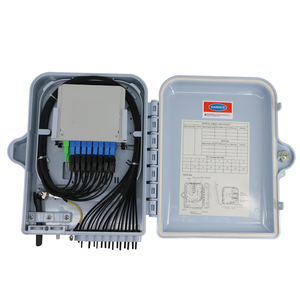 Caja de terminación de fibra óptica ABS IP65, caja de distribución óptica de 16 núcleos con divisor PLC de inserción, caja ftth de Telecomunicaciones - Product Image 5
