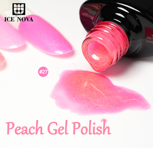 ICE NOVA Peach Gel <strong>Polish</strong> Nail Supplies Non Toxic 15ml Natural Sheer Color Gel <strong>Polish</strong> for Professionals Nails Salon <strong>Use</strong> - Product Image 6