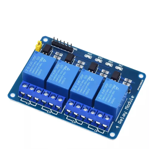 Modulo relè 4 vie 5 v12v24v con isolamento optoaccoppiatore