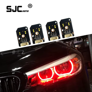 SJC Head Light DRL Modules for BMW 5 SERIES F90 M5 G30 Daytime Light <strong>Red</strong> Blue Color Style <strong>LED</strong> Boards Module 17-20 XENON Only - Product Image 1