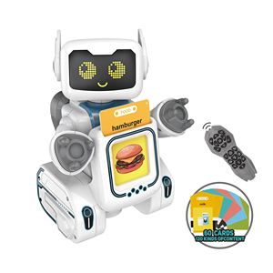 Hot Sell Programmierung Fernbedienung Roboter Sprechen Flash-Karte Roboter Spielzeug Frühe intelligente intelligente Roboter Spielzeug für Kinder - Product Image 1