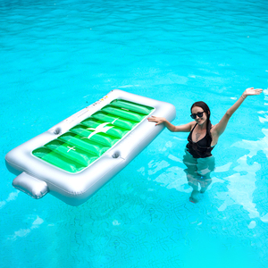 La fabbrica ha personalizzato il galleggiante di forma della batteria della piscina galleggiante che cavalca il galleggiante gonfiabile della piscina gonfiabile giostra per gli adulti - Product Image 4