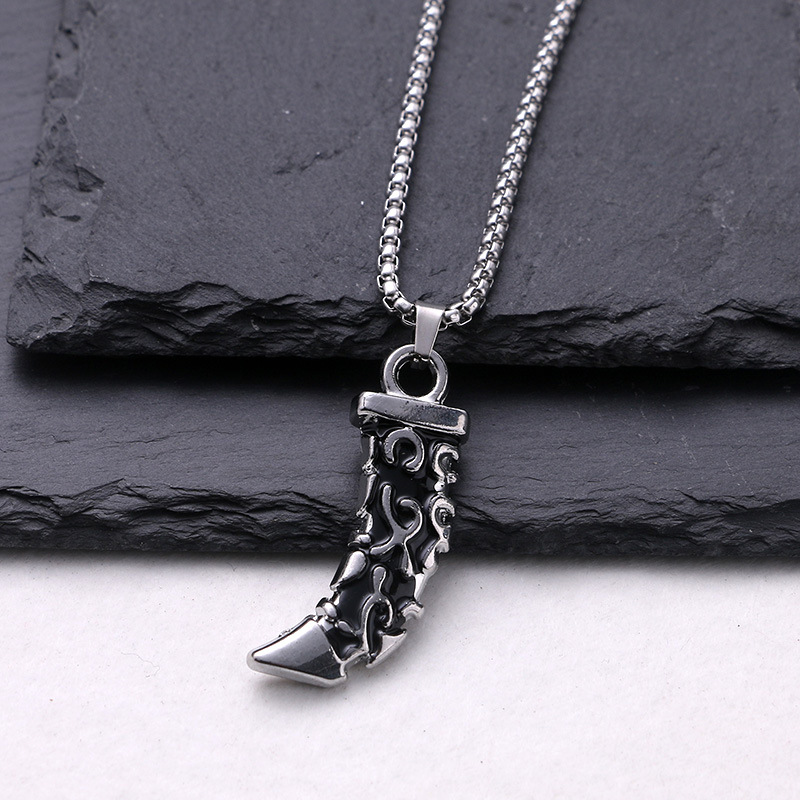 Wolf tooth/titanium steel chain 70cm