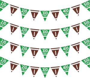 Tela de poliéster de alta calidad, decoración de Festival de celebración personalizada, banderines de bandera, banderines triangulares, banderines a todo Color - Product Image 2