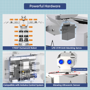 Hiwonder Tonybot con AI Vision Interacción de voz Compatible con Arduino Scratch Python Programación educativa Kit Robótico Humanoide