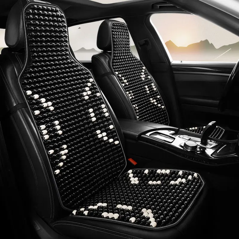 Neues universelles Autositzkissen einzeltatmung Sommersessel kühles Kissen Perlen-Sitzbezug