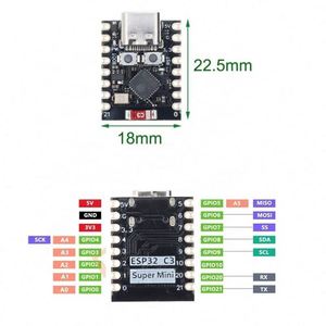 Placa DE DESARROLLO ESP32 SuperMini WiFi BLE, placa de desarrollo de la red, de la red