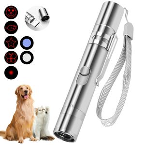 Giocattolo interattivo 3-in-1 multifunzionale Pet puntatore Laser USB ricaricabile per il gioco e la formazione di cani e gatti - Product Image 1