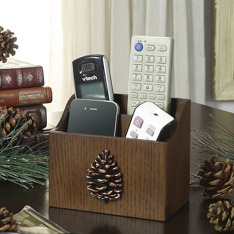 Pinecone Two-Compartment Storage Box