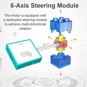 Stem <strong>Science</strong> Toy Logic Thinking Training 6 Axis Power Set Electronic <strong>Building</strong> <strong>Block</strong> for Kids - Product Image 3