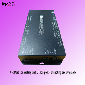 Светодиодный контроллер K8-ARTNET AC110V-220V адресуемый 8192 пикселей SD-карта полноцветный светодиодный контроллер