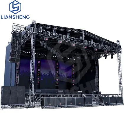 Outdoor Indoor Event Performance Customized Size Shape Adjustable Height Stage System