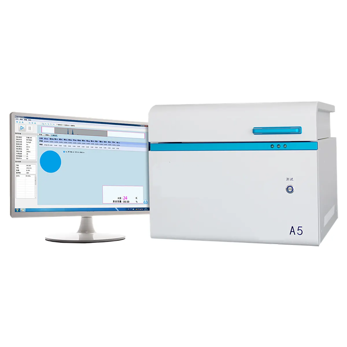 귀금속 금 분석기 Xrf 분석 테스트 Xrf 귀금속 분석 전문 금속 탐지기