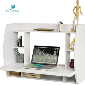 <strong>Multi</strong> <strong>Function</strong> White Cheap Modern Wall Mounted Floating Study Laptop <strong>Computer</strong> Desk - Product Image 2