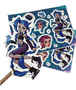Custom Individualized Anime-Style <strong>Decals</strong> Reusable Waterproof Character Stickers Adorable Cartoon Creative Packaging Labels - Product Image 1