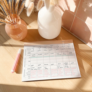 Custom Print Tear Off Daily Reflection Affirmations Meals Exercise Wellness Tracker Desk Planning Pad to Do List <strong>Notepad</strong> - Product Image 2