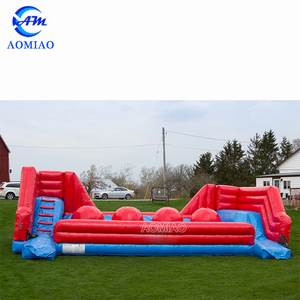 Inflatable <strong>Leaps</strong> <strong>Bounds</strong> Bouncy Castle Sports Ball Covers Commercial Wipeout Inflatable Obstacle Course - Product Image 6