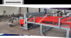 Malla de alambre automática de 2-4mm para soldar pollos, máquina de red para hacer jaulas de aves para correr