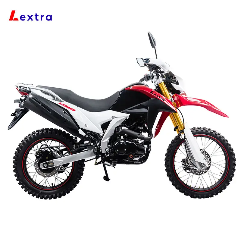 Lextra yüksek kalite 200cc motosiklet Off Road kir bisiklet 200cc hava soğutma Off-road motosiklet