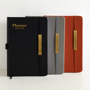 弾性ストラップ付きレザーlibretas日記プランナージャーナルノートブック - Product Image 1