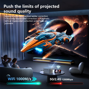 Nuevo proyector inteligente actualizado Quad Core WiFi 6G Conexión inalámbrica súper rápida BT5.0 4K 8K HD Android 9 Proyector - Product Image 3