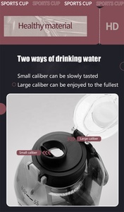 Yuanfeng miễn phí SIP cách điện kích thước lớn chai nước với rơm chai nước thể thao tuyệt vời cho du lịch - Product Image 3