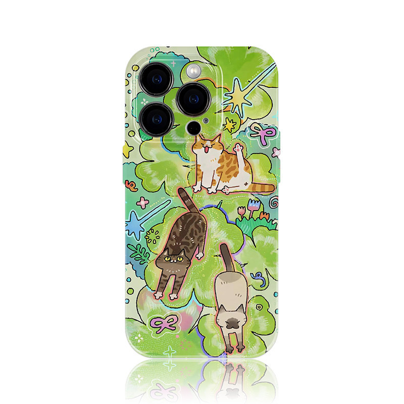 Film hard case-graffiti with three cats
