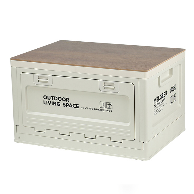 Couvercle en bois gris