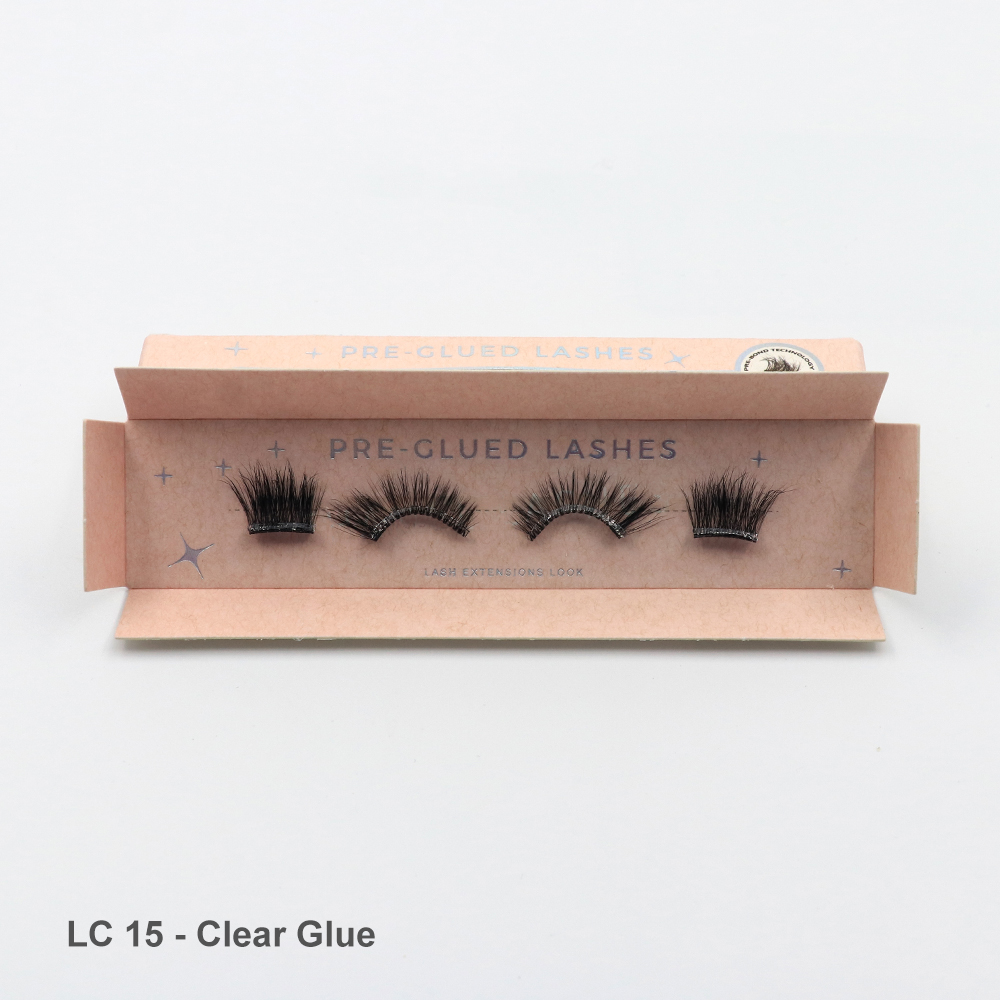 1 Pair - LC 15 - clear glue