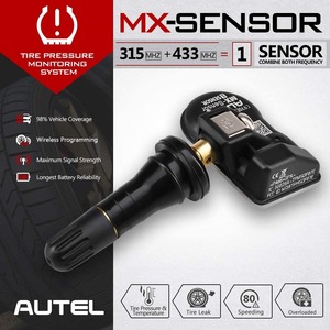 Sensor de presión de neumáticos TPMS programable, monitor de presión de neumáticos de 315mhz + 433MHz, Programa de herramienta Universal Editable TPMS para AUTEL