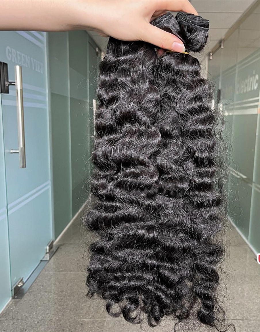 1 pieza de cabello rizado birmano