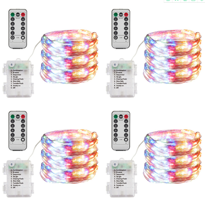 <strong>Remote</strong> Control Copper Wire <strong>Light</strong> <strong>String</strong> Waterproof 3AA Battery Box 10 Meters 100 <strong>Lights</strong> Christmas Led Decorative <strong>Light</strong> <strong>String</strong> - Product Image 3