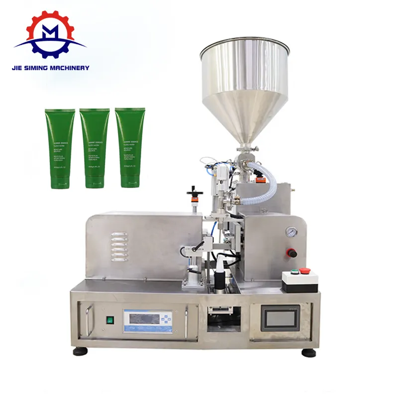 Commercial Fully Automatic Safe Working Cosmetic Paste Tube Filling and Sealing Packing Machine