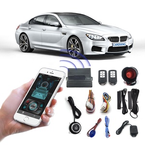 Anahtarsız giriş ve uzaktan marş ile akıllı araç güvenlik alarmı akıllı araba anahtarı ile uyumlu iki yönlü telefon App kontrol sistemi - Product Image 1