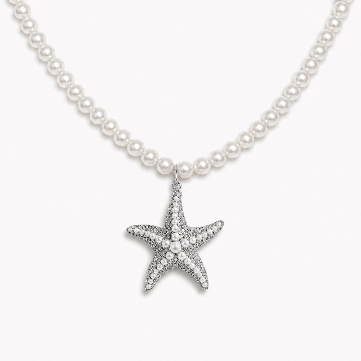 Pearl Starfish Silver