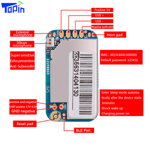 ZX612 mini GPS takip cihazı anakart GSM GPS PCB kartı desteği GPS + LBS hızlı konum - Product Image 6
