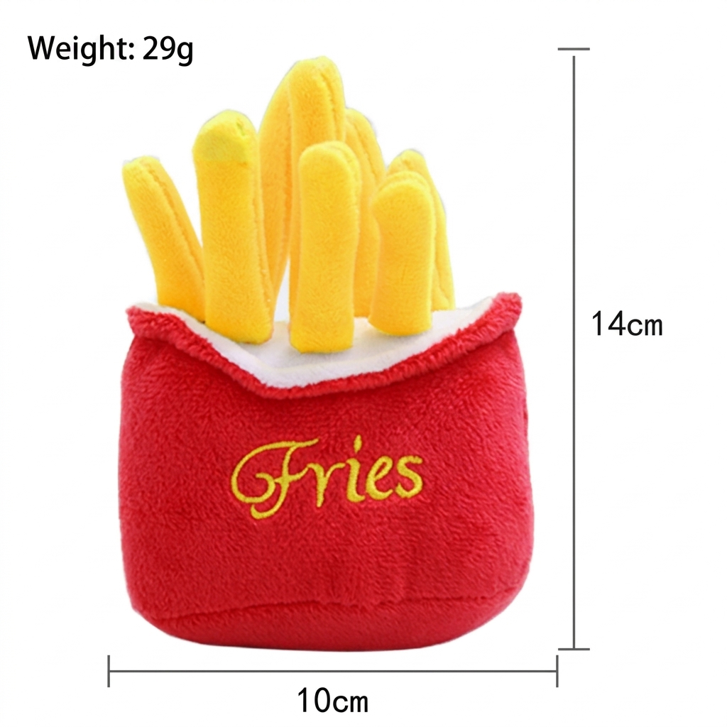Jouet sonore frites